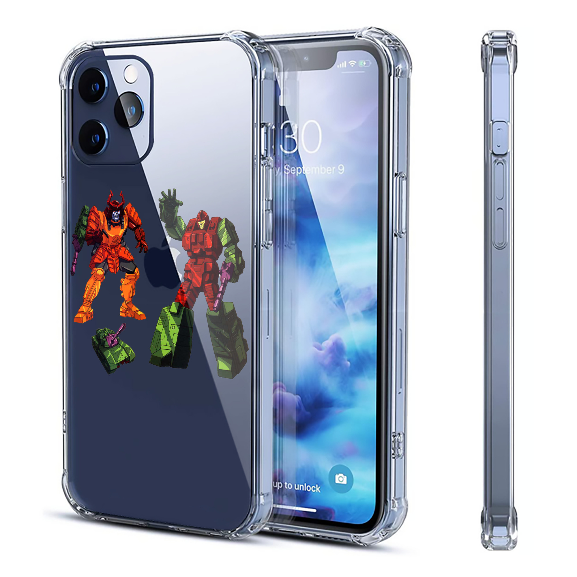 （画像用）  【iPhone 12シリーズ対応】透明スマホケース（クリアソフトケース）